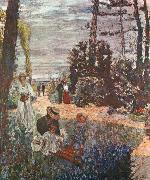 Edouard Vuillard Le Dejeuner a Villeneuve-sur-Yonne oil